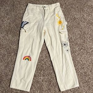 PacSun high rise carpenter straight leg jeans